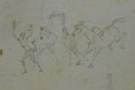 Louis-Napoléon BONAPARTE, 18 dessins du Prince impérial dont 1 signé,...
