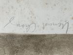 CHAREZ (XXème)
Portrait de dame
Lithographie signée et justifiée 152/275 en bas
74.5...