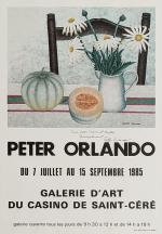 d'après Peter ORLANDO [américain] (1921-2009)
Affiche d'exposition à la Galerie d'Art...